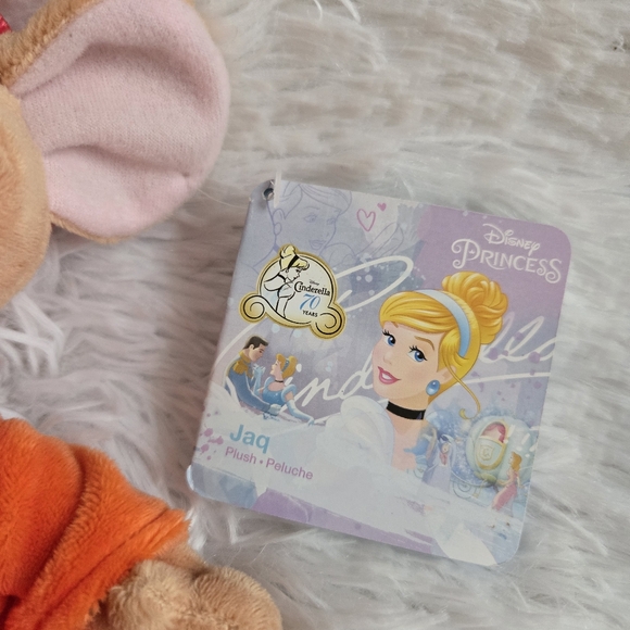 Disney Princess Cinderella 70 Years Gus & Jaq Plush Set of 2 NWT - Picture 12 of 15